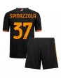 AS Roma Leonardo Spinazzola #37 Alternativní dres pro děti 2023-24 Krátký Rukáv (+ trenýrky)